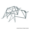 OMP AB/106/129B CR-MO Bolt-In Roll Cage Peugeot 106